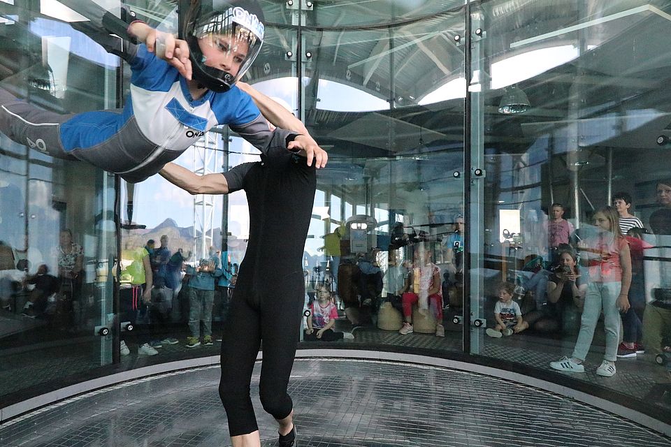 Une soufflerie pour expérimenter les sensations de la chute libre