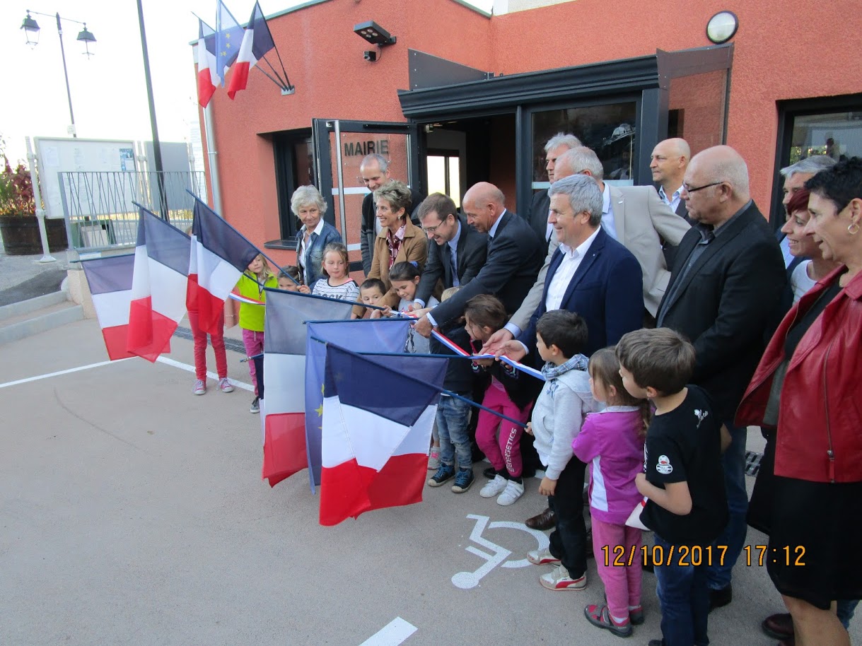 Inauguration de l'extension de la Mairie le 10 décembre 2017