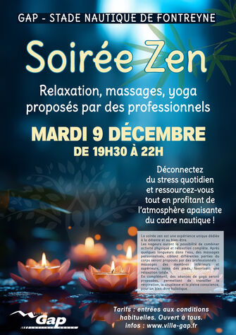 Soirée zen au Stade Nautique_Gap - © ville de Gap Soirée zen au Stade Nautique_Gap - © ville de Gap