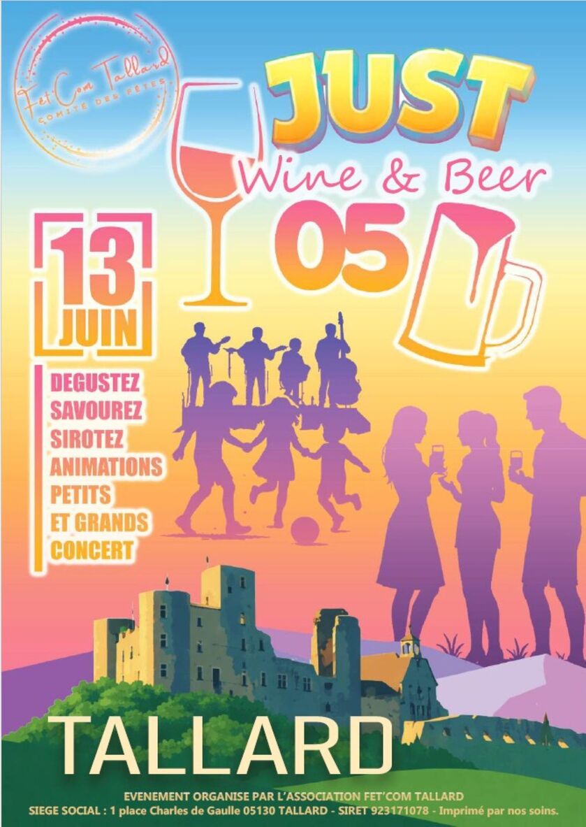 Just wine & beer_Tallard - © Fêtcom Tallard