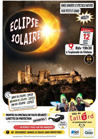 Soirée Eclipse Solaire à Tallard_Tallard Soirée Eclipse Solaire à Tallard_Tallard