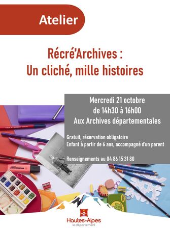 Un cliché mille histoires - © ArchivesDepartementales05 Un cliché mille histoires - © ArchivesDepartementales05