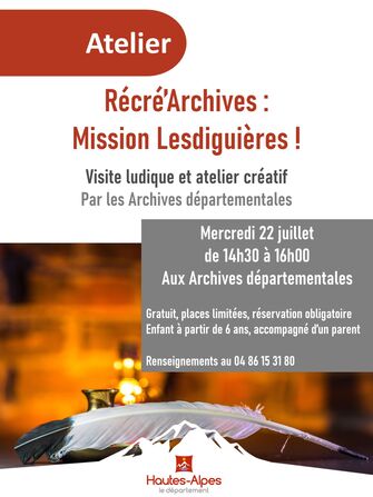 atelier lesdiguières - © Archivesdépartementales05