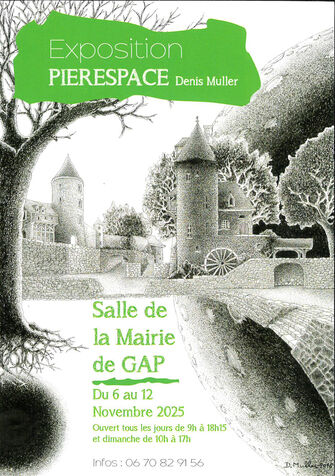 Exposition de l'artiste Denis Muller 'Pierespace'_Gap Exposition de l'artiste Denis Muller 'Pierespace'_Gap