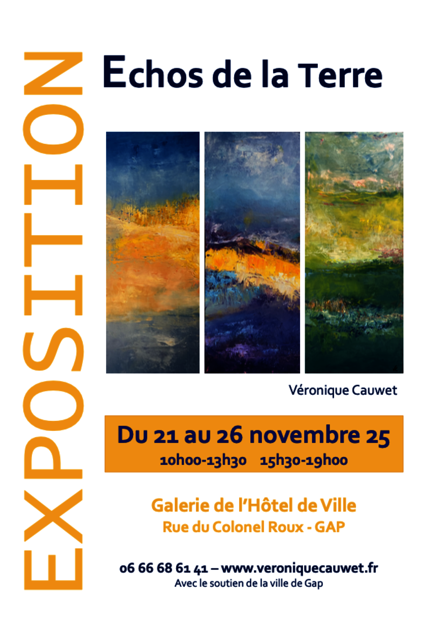 AFFICHE EXPO VERONIQUE CAUWET - © Véronique Cauwet