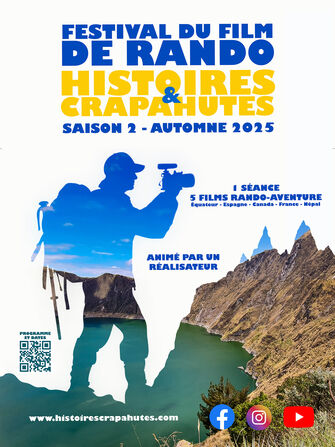 Affiche du festival du film de rando HISTOIRES & CRAPAHUTES - © Histoires & Crapahutes Affiche du festival du film de rando HISTOIRES & CRAPAHUTES - © Histoires & Crapahutes