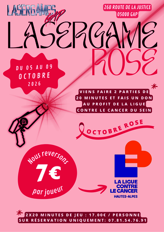 Laser Game ROSE 2026 - © SARL LaserGames Gap
