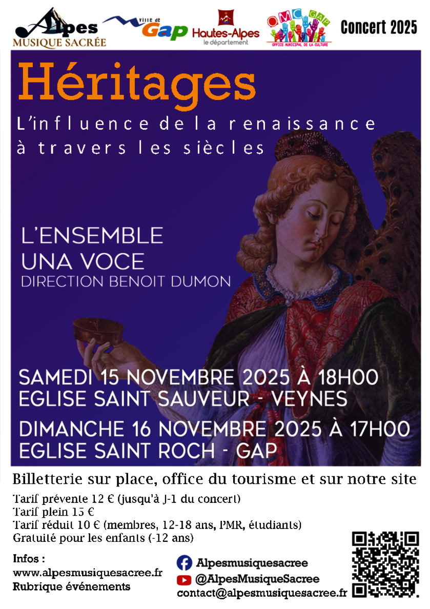 Affiche concert Héritages - © néant