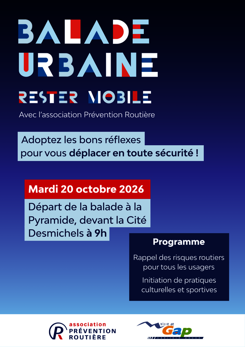 Affiche Balade Urbaine - © Association Prévention Routière