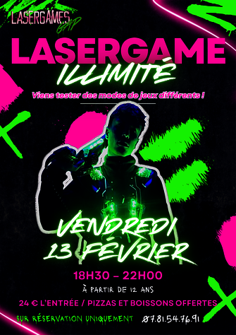 Évènement Laser Game 13 février  - © SARL LaserGames Gap