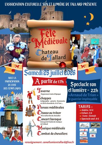 Fête médiévale au Château de Tallard_Tallard - © Association Son et Lumière Fête médiévale au Château de Tallard_Tallard - © Association Son et Lumière