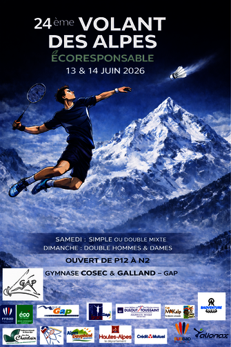 Affiche 24Ème Volant des Alpes - © BCG05 Affiche 24Ème Volant des Alpes - © BCG05