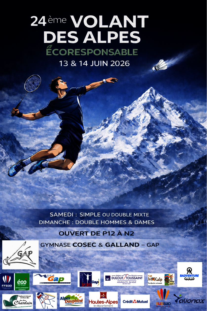Affiche 24Ème Volant des Alpes - © BCG05