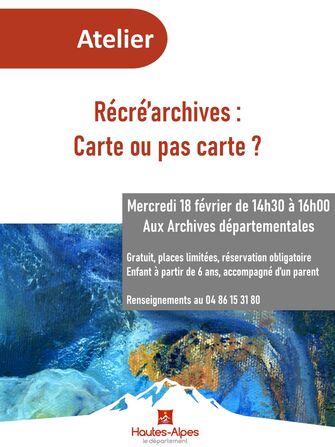 Réré'archives carte - © Archivesdepartementales05