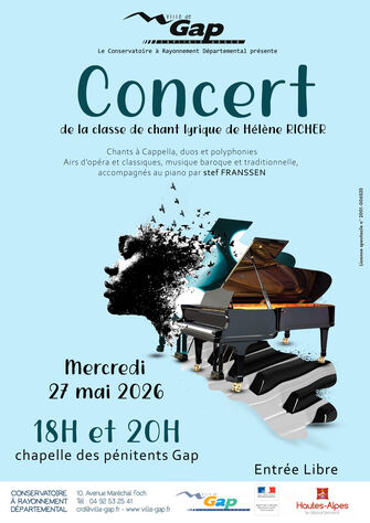 concert de la classe de chant lyrique_Gap - © crd