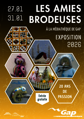 Démonstrations & ateliers découvertes de la broderie_Gap - © Les amies brodeuses Démonstrations & ateliers découvertes de la broderie_Gap - © Les amies brodeuses