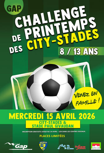 Affiche citystade printemps 2026.jpg - © Ville de Gap