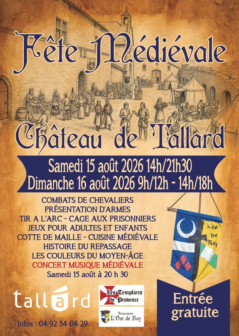 Fête médiévale l'Ost de Roy en partenariat avec la Mairie de Tallard_Tallard - © L'Ost de Roy