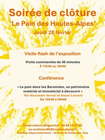 Soirée de cloture - © Archivesdepartementales05 Soirée de cloture - © Archivesdepartementales05