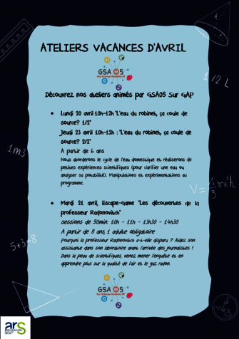 programme des activités - © GSA05 programme des activités - © GSA05
