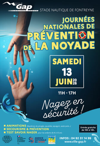 Journées nationales de prévention de la noyade_Gap - © Ville de Gap Journées nationales de prévention de la noyade_Gap - © Ville de Gap