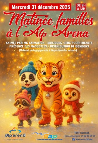 Matinée familles à l'Alp'aréna_Gap - © ville de Gap