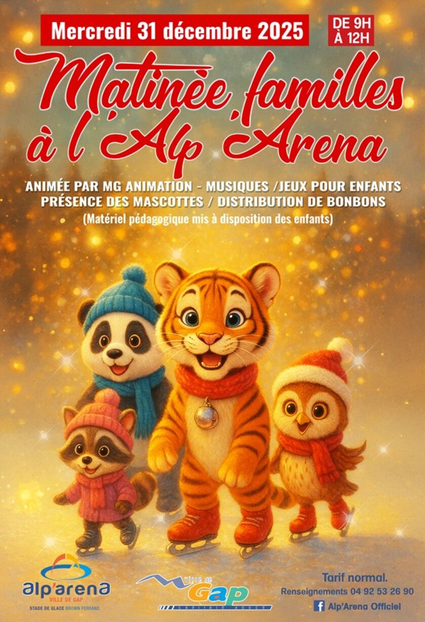 Matinée familles à l'Alp'aréna_Gap - © ville de Gap