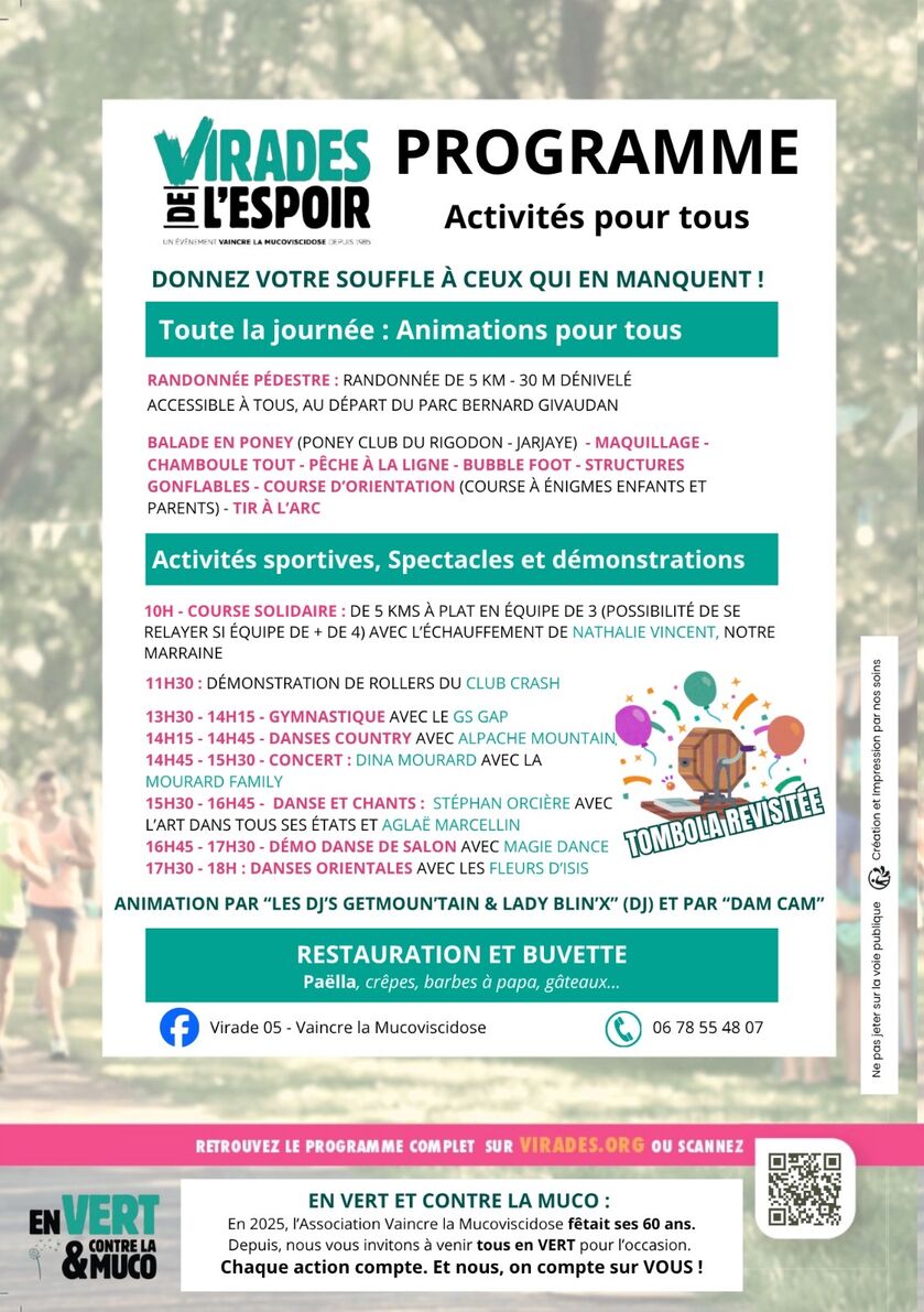 Programme - © Vaincre la mucoviscidose