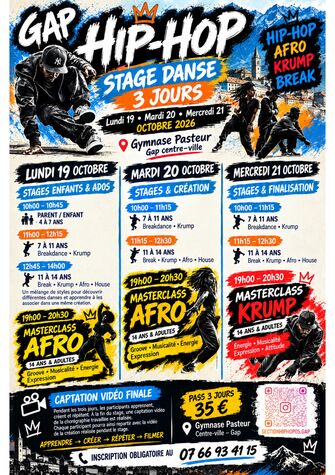 Hip Hop Stages Automne - © SHH