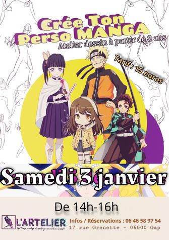 Manga atelier - © Libre Manga atelier - © Libre