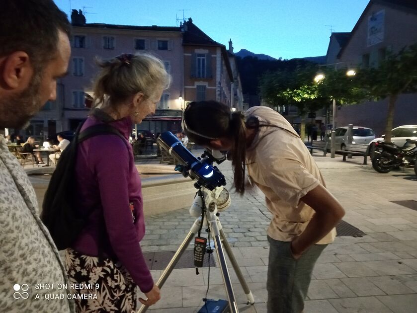 Observation de la lune à Gap - © Copernic