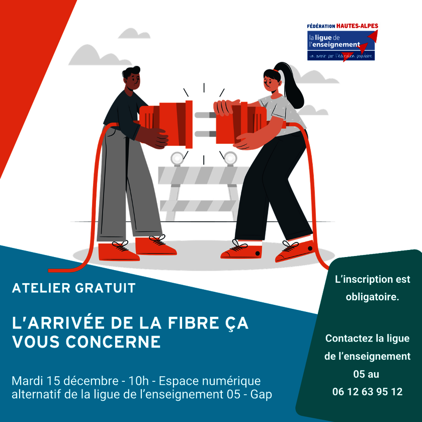 Atelier numérique - © ligue de l'enseignement 05