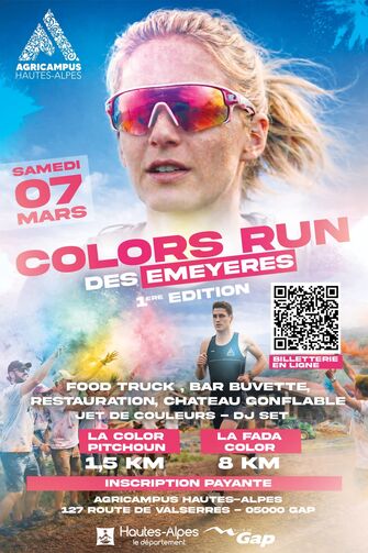 Affiche Colors Run - © lycee agricole les emeyeres Affiche Colors Run - © lycee agricole les emeyeres