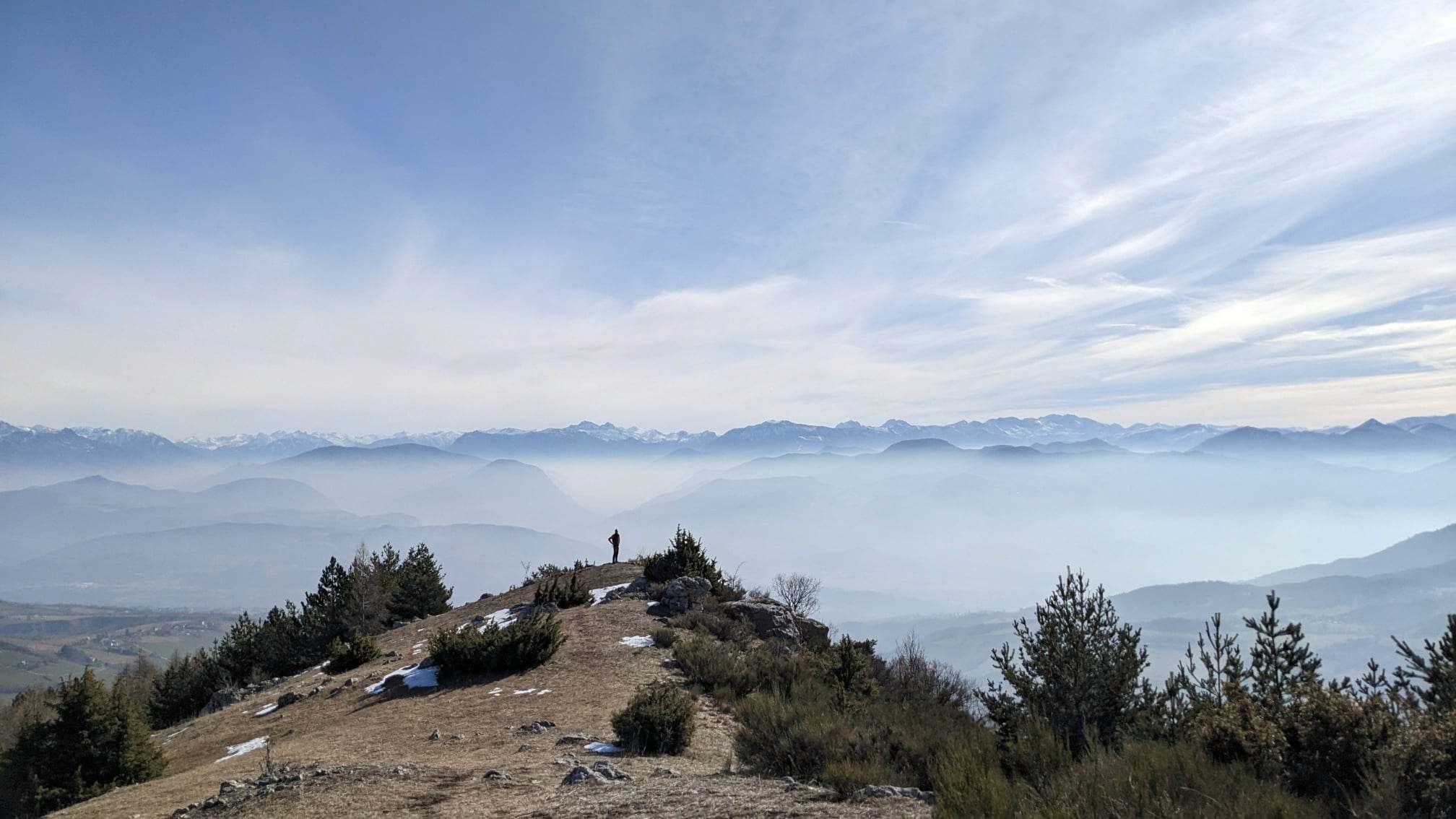 Rando couché de Soleil à la Petite Céüse_Sigoyer - © OT TDG Rando couché de Soleil à la Petite Céüse_Sigoyer - © OT TDG